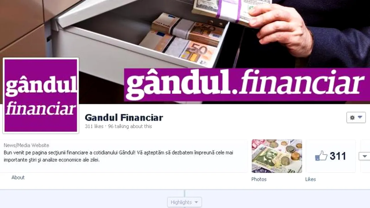 Abonează-te pe Facebook la pagina Gândul Financiar pentru a fi la curent cu știrile economice ale momentului
