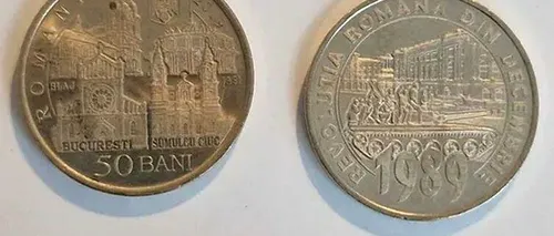 Moneda de la Revoluție cu care te poți ÎMBOGĂȚI! Se vinde pe internet cu 5.000 de lei