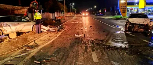 FOTO: Accident cumplit în Dâmbovița. O femeie a murit pe loc. Alți trei răniți au ajuns la spital