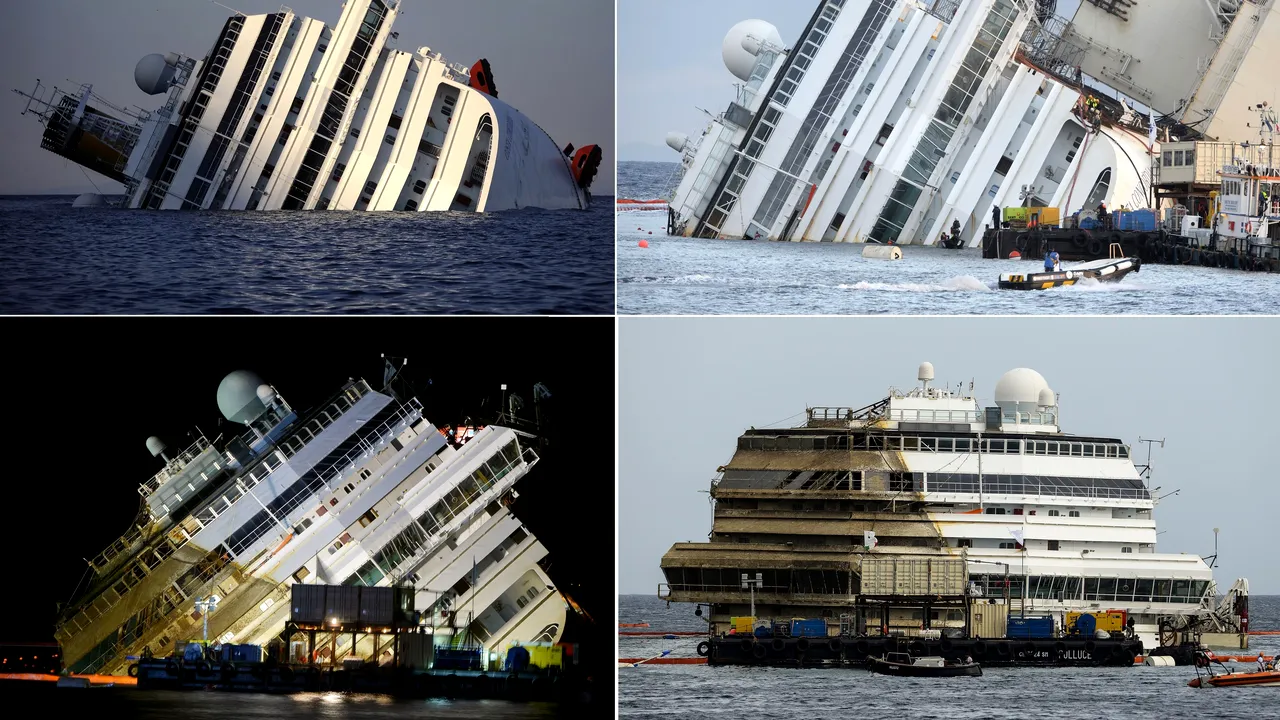 Mafia italiană transporta cocaină la bordul vasului naufragiat Costa Concordia