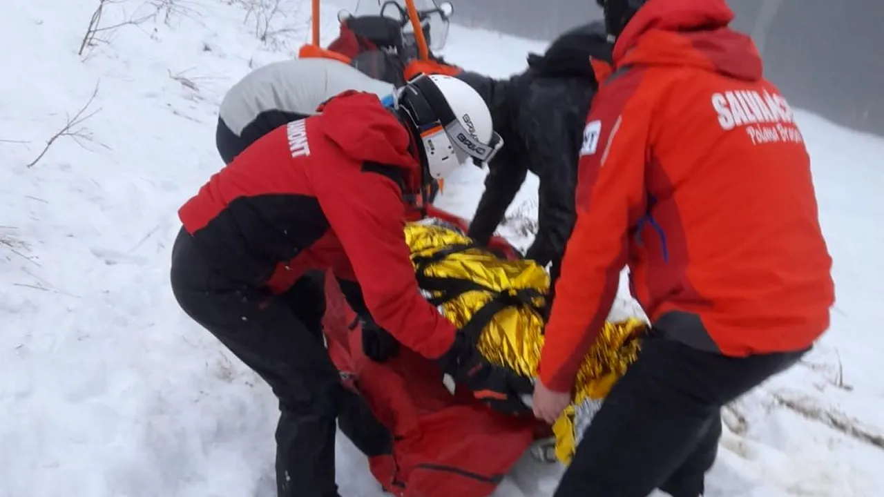 Salvamontiștii din Brașov au avut șase intervenții, în ultima zi a anului 2021. Care a fost cel mai grav caz