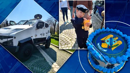 Reportaj din Parcul Carol. Jandarmeria și-a etalat cele mai impunătoare arme și dotări. Mașina blindată a forțelor de ordine consumă cât 3 Lamborghini