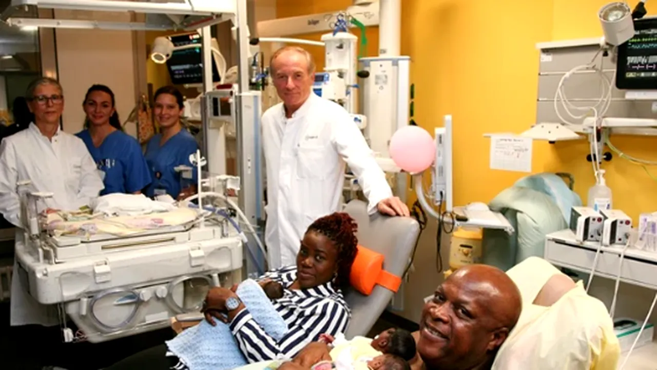 Cinci nemți mititei. O mamă din Germania a fost binecuvântată cu cvintupleți