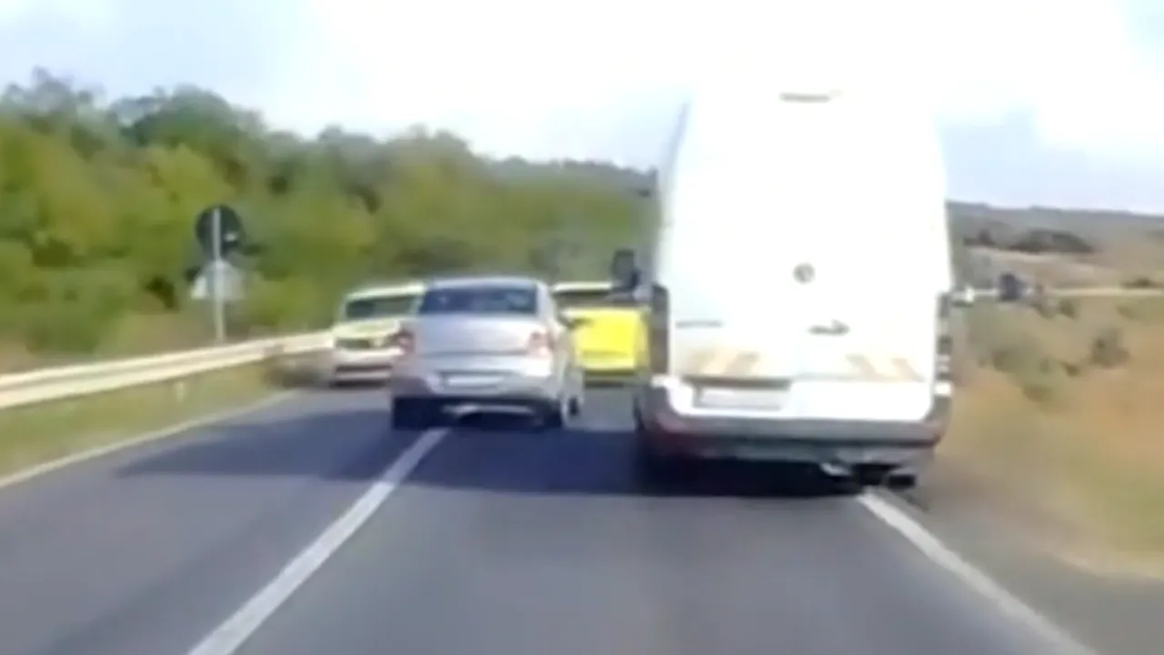 Un șofer teribilist, la un pas să provoace un ACCIDENT mortal după o depășire extrem de periculoasă