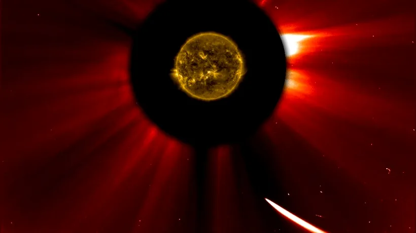 Cometa ISON a supraviețuit trecerii sale pe lângă Soare
