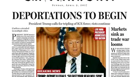 Cum ar arăta America dacă Trump ar fi președinte? Boston Globe a îndrăznit să-și imagineze