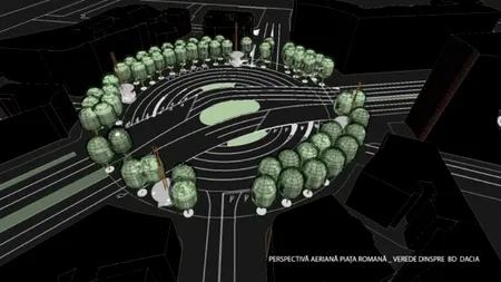 Noul pasaj de la Romană va avea în mijloc statuia Împăratului Traian, realizată de Salvador Dali. Consilierii au votat proiectul. UPDATE