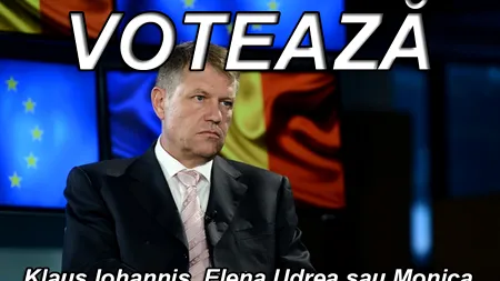 SONDAJ. Klaus Iohannis, Elena Udrea sau Monica Macovei? Care ajunge în turul doi?