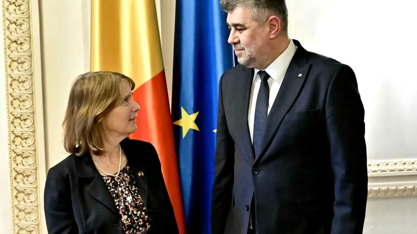 Marcel Ciolacu, întâlnire cu prima femeie ambasador SUA în România