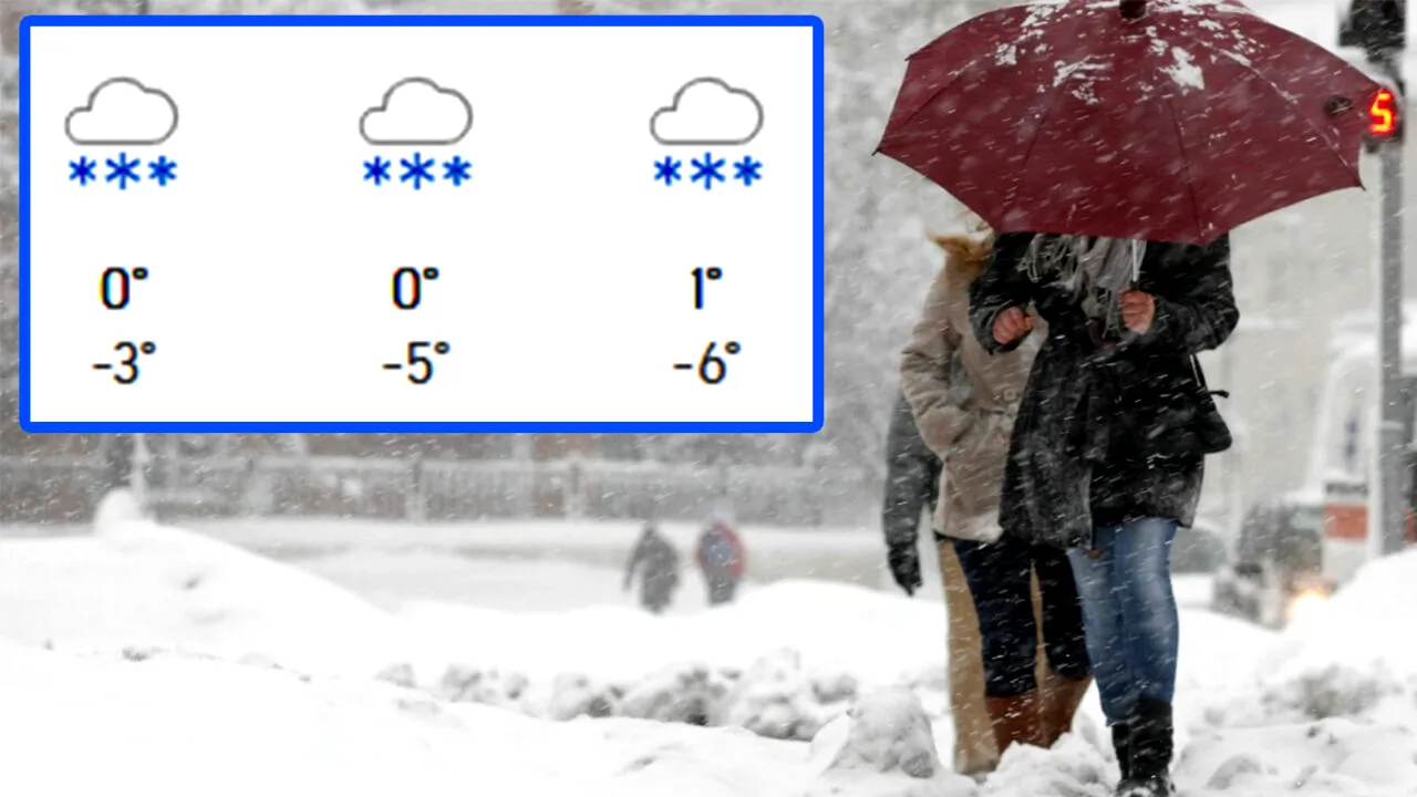 Meteorologii Accuweather anunță iarnă cruntă în București. Câte zile ninge fără oprire, începând de mâine