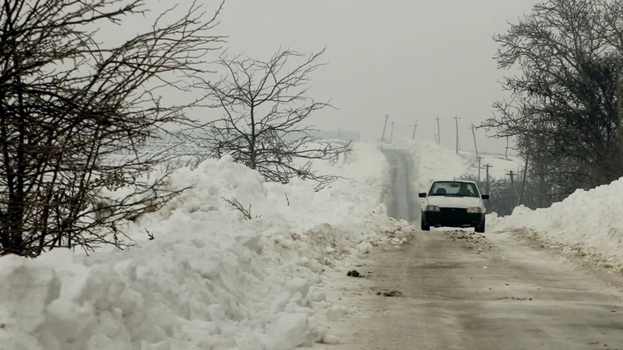VREMEA. Cod GALBEN de NINSORI: Trafic îngreunat pe drumurile din Ilfov, Giurgiu, Teleorman, Călărași și Ialomița