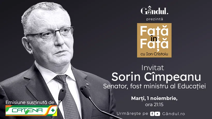 „Față în față cu Ion Cristoiu” începe marți, 1 noiembrie, de la ora 21.15