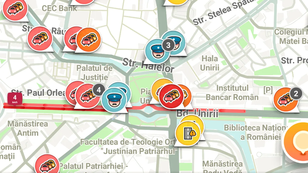 Cât de mult ajută Waze-ul la fluidizarea traficului din Capitală. Declarația ministrului Comunicațiilor