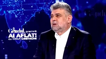 Marcel Ciolacu: Mi-aș fi dorit să candideze Călin Georgescu. L-am urmărit în apariții și pe TikTok. Credea în ceea ce spunea