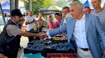 Călin Georgescu, vizită-surpriză în piața din Pâncota, Arad: „Cu inima smerită și cu credință tare, poporul român va fi mai mult decât biruitor”