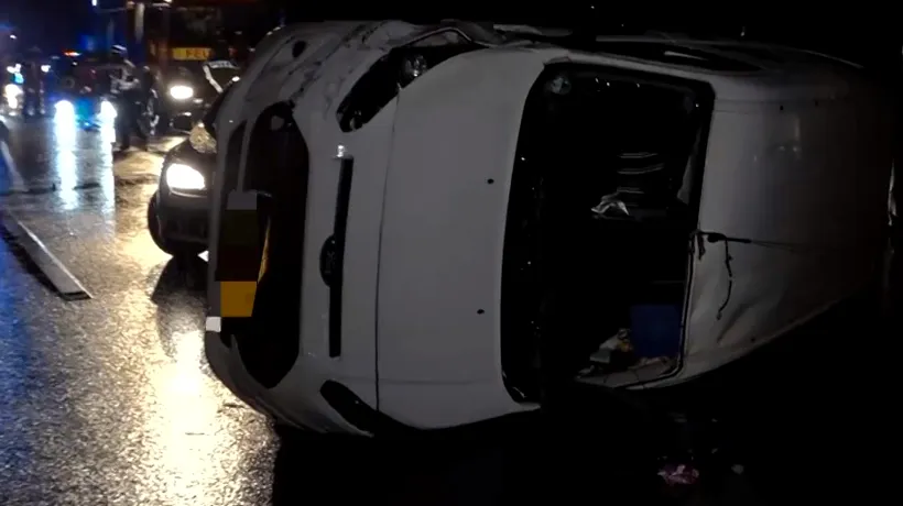Accident grav, cu posibil risc asupra populației: Un vehicul care transporta substanțe radioactive s-a răsturnat pe o autostradă în Germania - VIDEO 