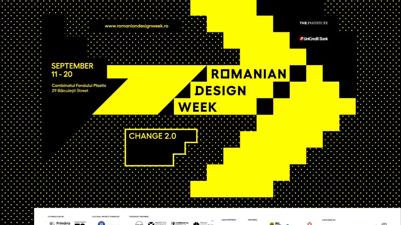 Începe Romanian Design Week 2020, o ediție sub semnul SCHIMBĂRII