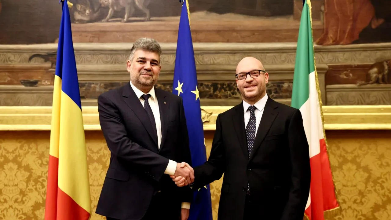 Marcel Ciolacu, după întâlnirea cu omologul său italian: ”Italia rămâne pentru ROMÂNIA un important partener comercial și o sursă majoră de investiții”