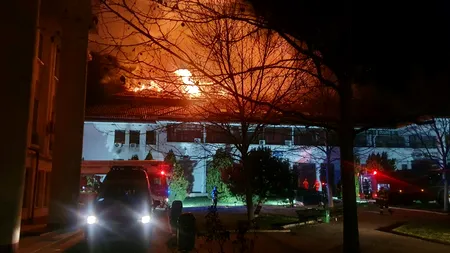 Incendiu puternic la Judecătoria Cornetu din judeţul Ilfov. Pompierii au intervenit în forță!