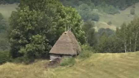 Sute de case cu acoperișuri din paie din județul Alba, salvate și promovate de străini