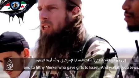 Un cetățean german care luptă alături de gruparea Stat Islamic o amenință pe Angela Merkel