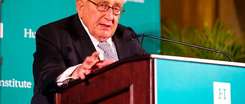 La aproape 100 de ani, veteranul diplomației mondiale Henry Kissinger cere aderarea Ucrainei la NATO
