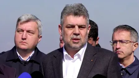 Marcel Ciolacu, în vizită în Vrancea, pe autostrada A7: ,,Nimic nu se poate realiza fără o stabilitate politică