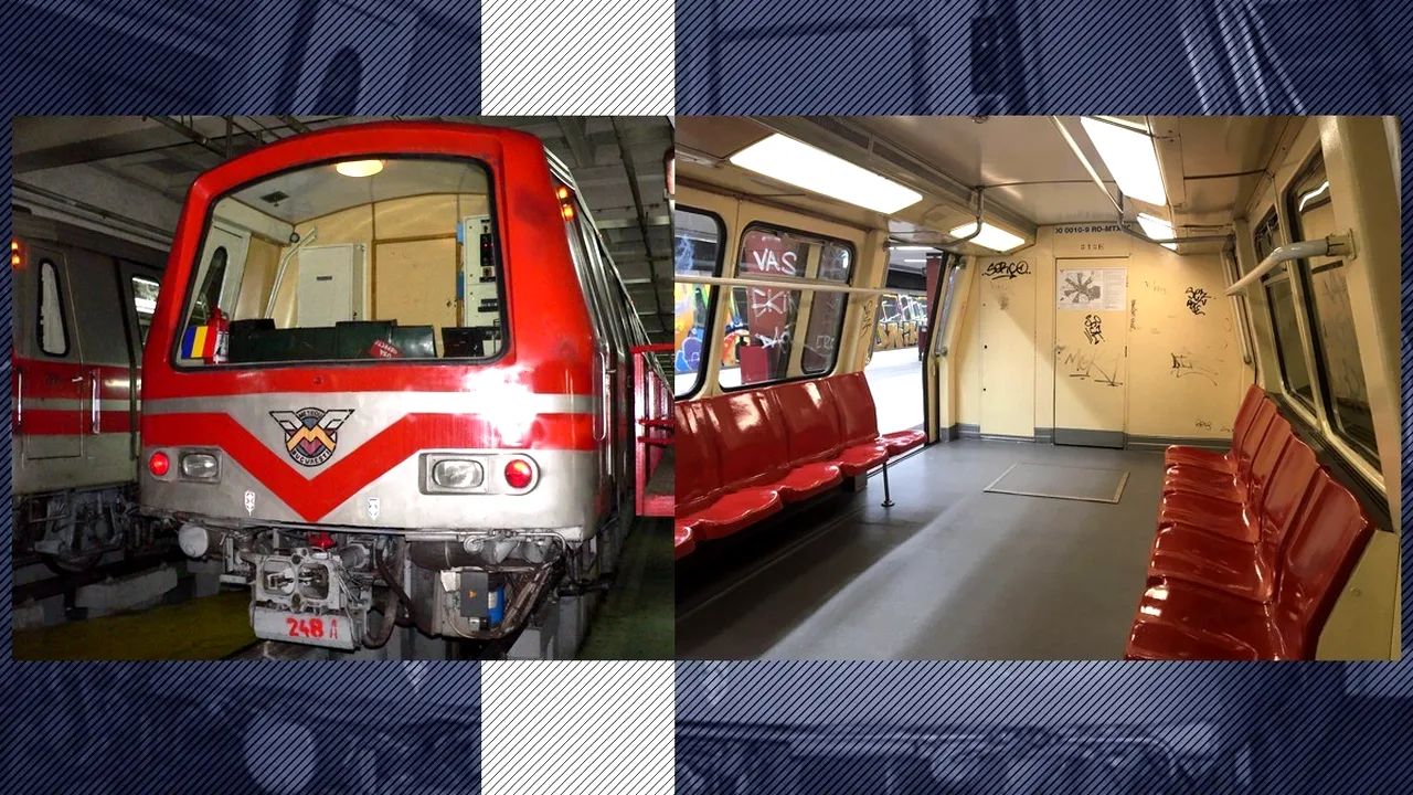 Legendarele trenuri de metrou IVA, care și-au făcut treaba la vremea lor, au ajuns un coșmar pentru Metrorex: poluează, se strică des și consumă mult