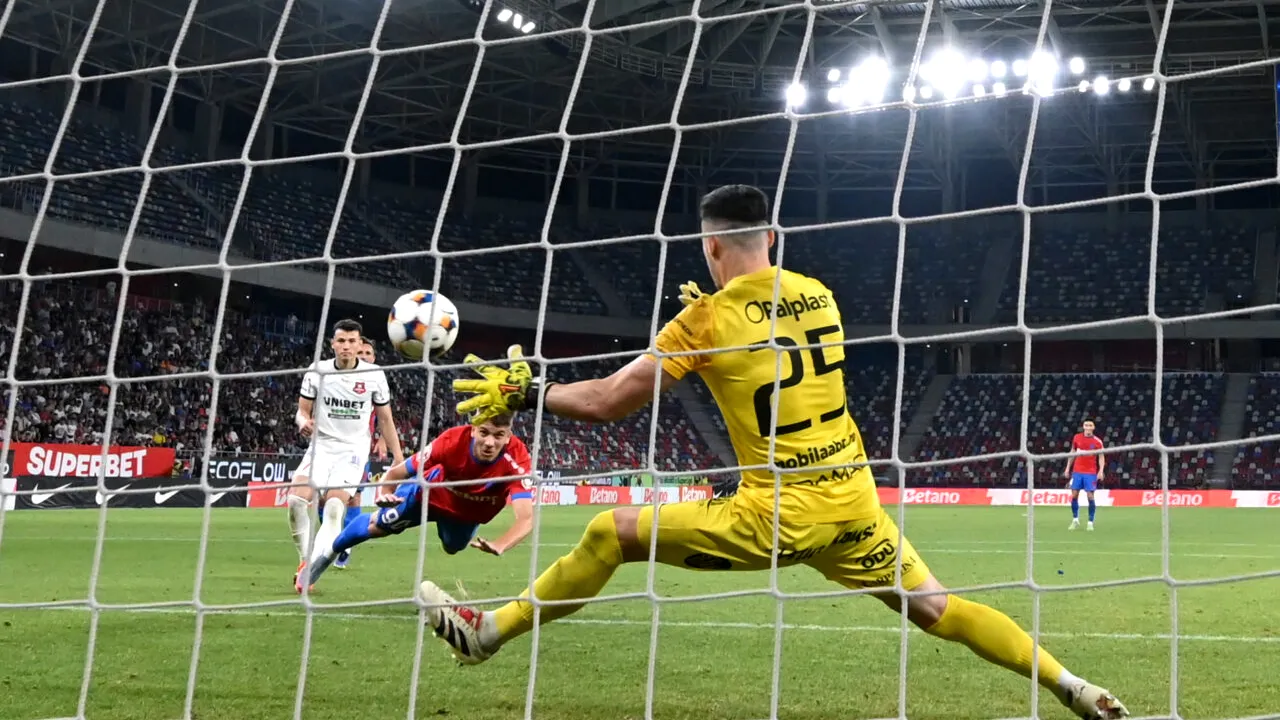FCSB - Hermannstadt 1-1 | Puștiul Alexandru Stoian SALVEAZĂ un record vechi de 24 de etape