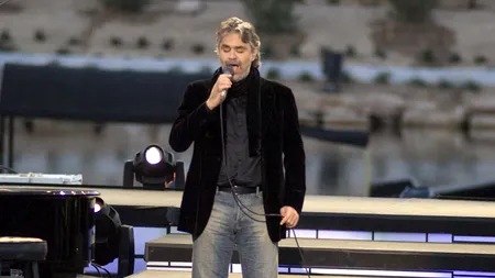 Andrea Bocelli transmite prin Angela Gheorghiu o îmbrățișare pentru români, de 1 Decembrie