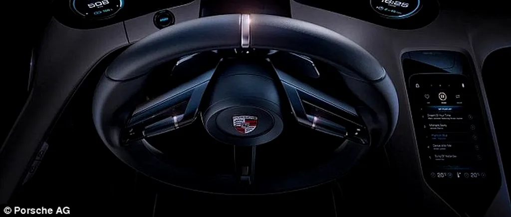 Porsche a prezentat modelul electric Mission E, care ar putea rivaliza cu Tesla. Supercar-ul poate fi „controlat cu privirea
