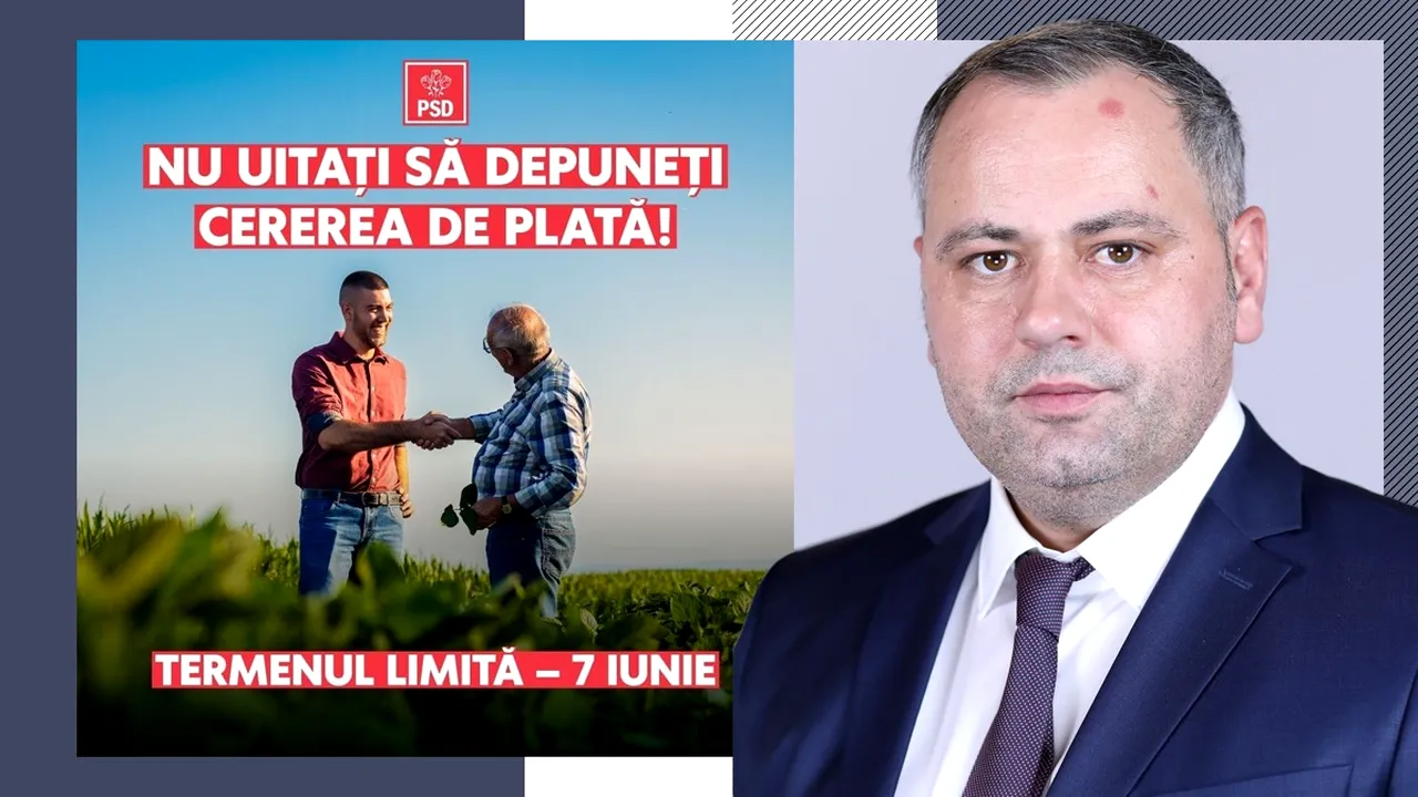 Florin BARBU: Aproape 660.000 de fermieri au depus cereri unice de plată pentru campania 2024 / Termenul limită e 7 iunie
