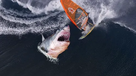 Om vs. Rechin. Mărturia impresionantă a bărbatul care se lasă intenționat mușcat de rechini de peste 40 de ani: Frica este un lucru amuzant - VIDEO