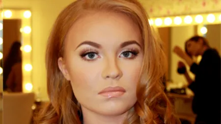 FOTO. Cum arătat această tânără înainte de a fi machiată. Transformarea este spectaculoasă