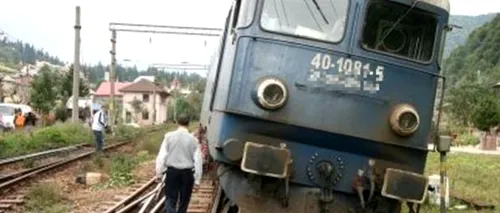 Tren de marfă deraiat în Bistrița-Năsăud. Traficul feroviar din zonă este blocat
