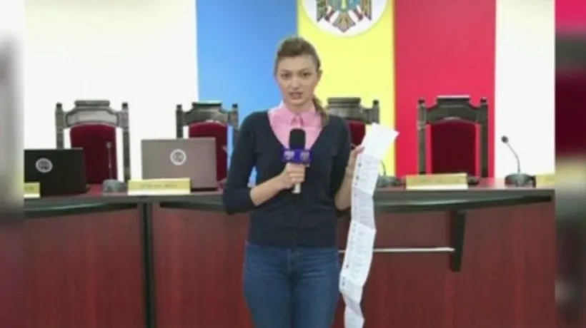 IMAGINI: Buletinul de vot de la alegerile din R. Moldova are peste jumătate de metru