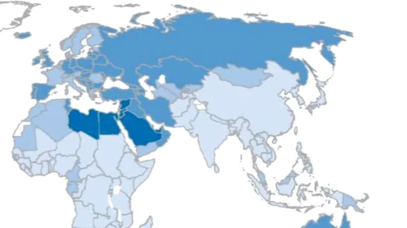 Harta mondială a obezității. Unde  se află România