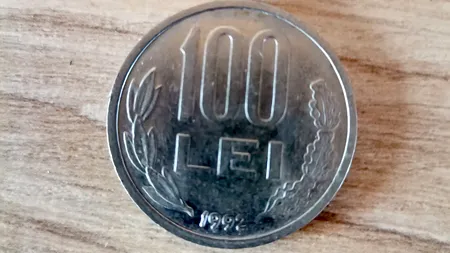 Mai știi celebra monedă de 100 lei din anii '90? Suma uriașă cu care se vinde acum, în 2026