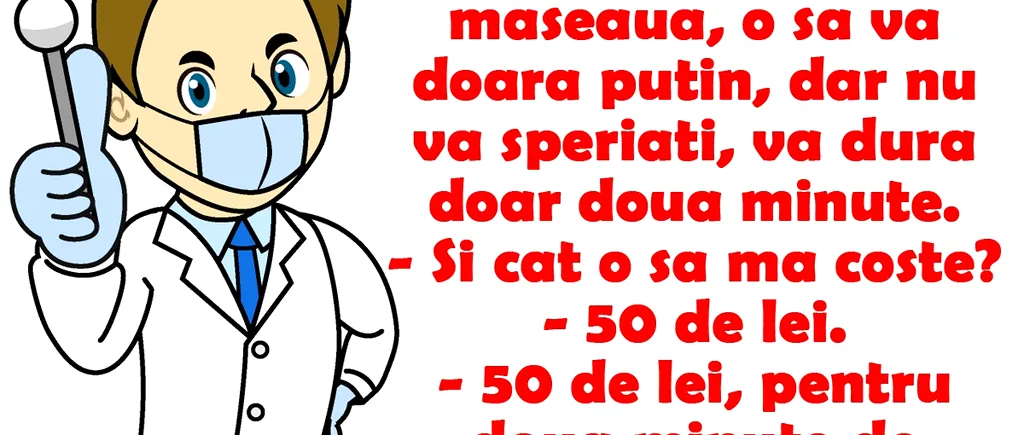 BANCUL ZILEI | 50 de lei, pentru două minute de muncă?