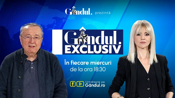 Gândul Exclusiv, cu Marga Nițu și Ion Cristoiu, începe miercuri, 7 mai, de la ora 18.30, live pe GÂNDUL