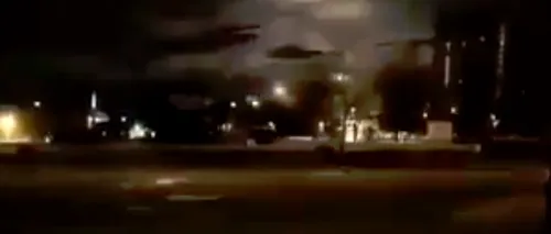 Intrarea unui meteorit în atmosfera Terrei, filmată de o cameră a poliției