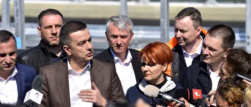 FOTO | Sorin Grindeanu vrea fapte, nu explicații. Ce l-a nemulțumit pe ministrul Transporturilor la lucrările pe Tronsonul 1 al Drumului Expres Craiova-Pitești