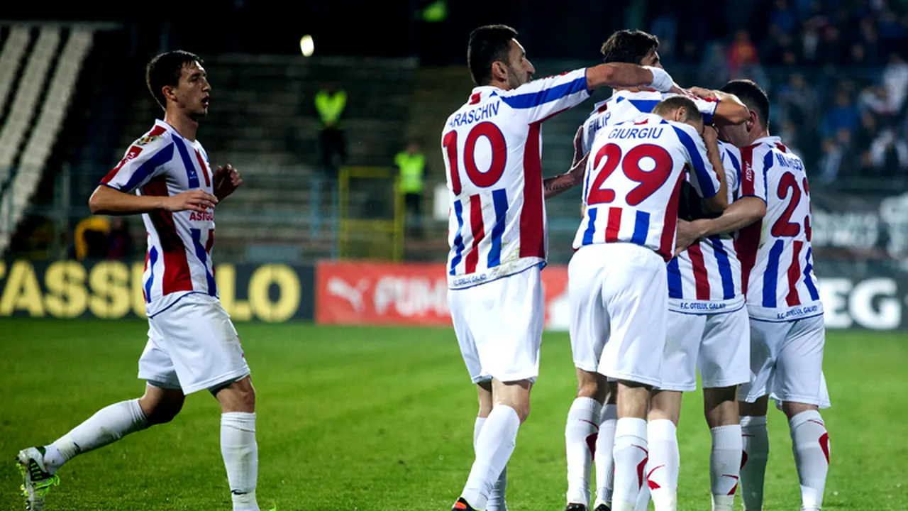 LIGA I. Oțelul Galați - Gaz Metan Mediaș 2-0