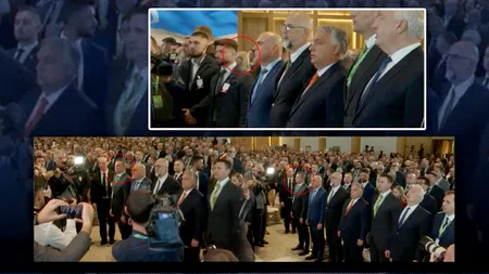 La congresul UDMR s-a intonat imnul Ținutului Secuiesc. Grindeanu a ieșit din sală, Bolojan a rămas în poziție de drepți lângă Viktor Orban. Nicușor Dan nu a mai participat