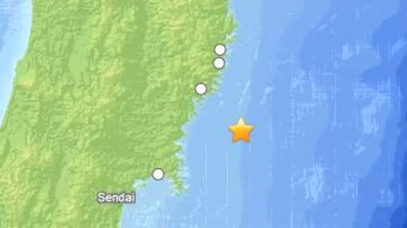 Cutremur cu magnitudinea 5,5 în largul coastei de nord-est a Japoniei