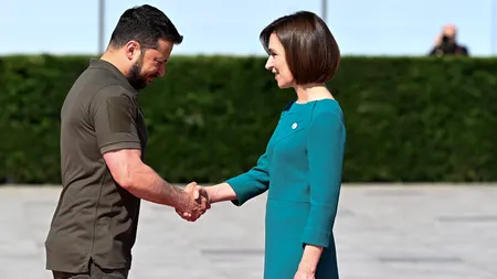 Zelenski o felicită pe Maia Sandu / „Aceste alegeri au arătat că activitatea destabilizatoare a Rusiei pierde”