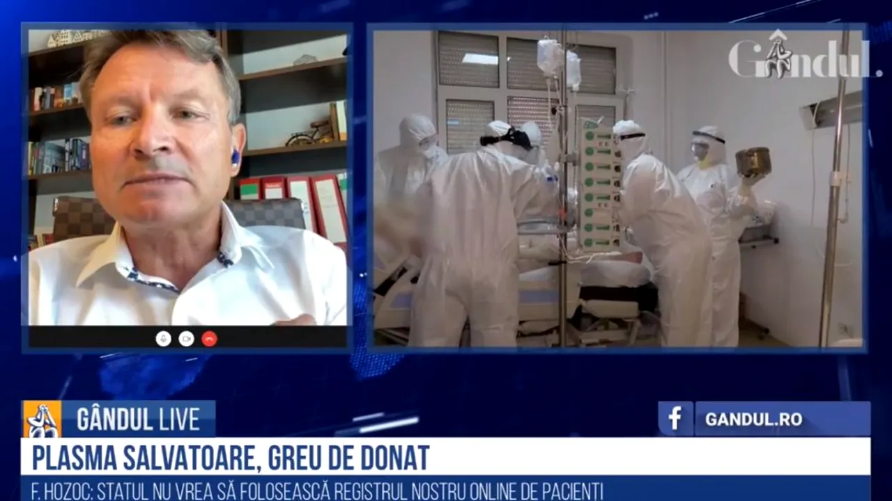 Florin Hozoc, managerul companiei care a donat aparate de plasmafereză statului român: Statul nu a respectat multe prevederi din contractul de donație. Le-am oferit până și voluntari, dar au refuzat - VIDEO