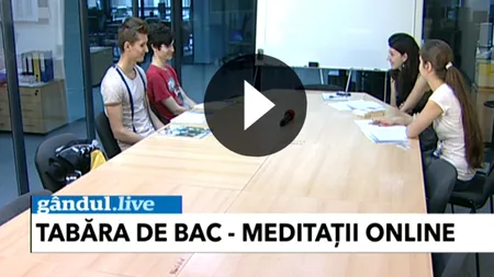 MEDITAȚII ONLINE LA ROMÂNĂ. VIDEO TABĂRA DE BAC 2012 - LECȚIA 1 de LIMBA ROMÂNĂ