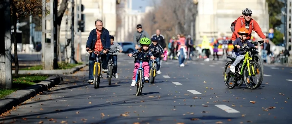 Hai în Biciclești! Bulevardul Kiseleff se închide și în această duminică, de la 11:00, pentru mișcare curată