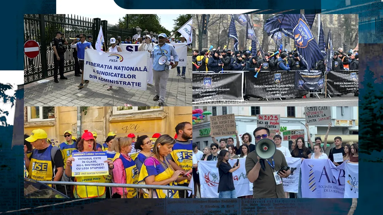 Toamna PROTESTELOR. Bolojan a reușit. A unit, în sfârșit, TOATĂ România… împotriva lui. Vezi calendarul acțiunilor de stradă